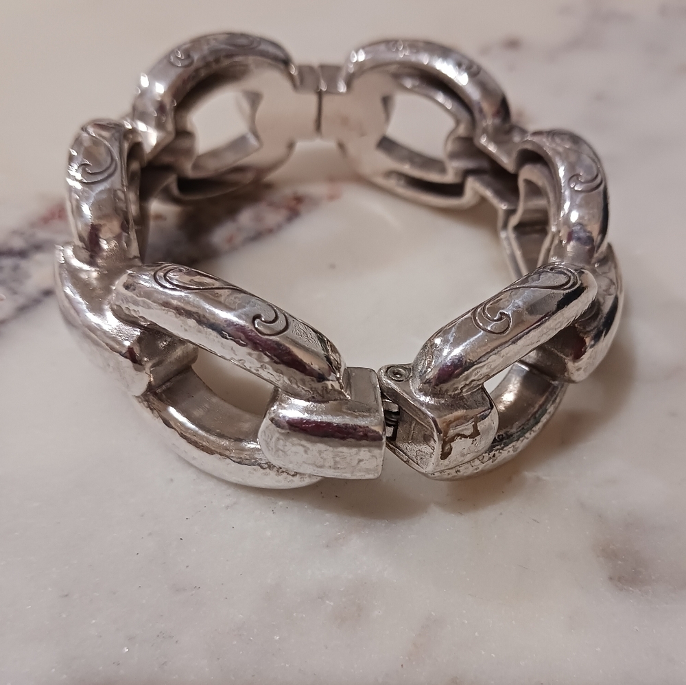 Brighton Interlock Link Bangle Bracelet - image 4